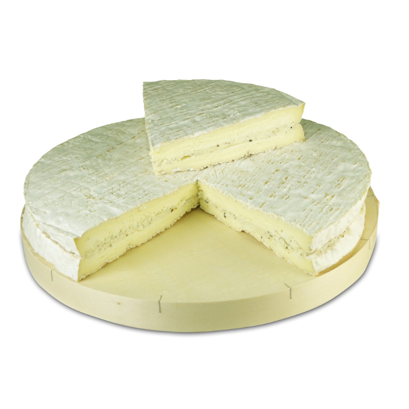 BRIE GRAND MORIN WITH SUMMER TRUFFLE 2.6% (~4KG) (COW) - BEILLEVAIRE