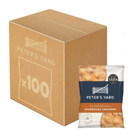 ORIGINAL SOURDOUGH CRACKERS (9G) C100 - PETER’S YARD - DEVON CREAM COMPANY