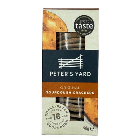 ORIGINAL SOURDOUGH CRACKERS (90G) - PETER’S YARD - DEVON CREAM COMPANY