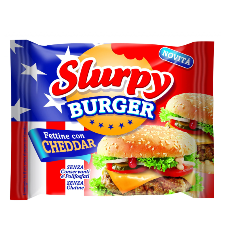 PROCESSED CHEESE CHEDDAR BURGER 7 SLICES (175G) - INALPI