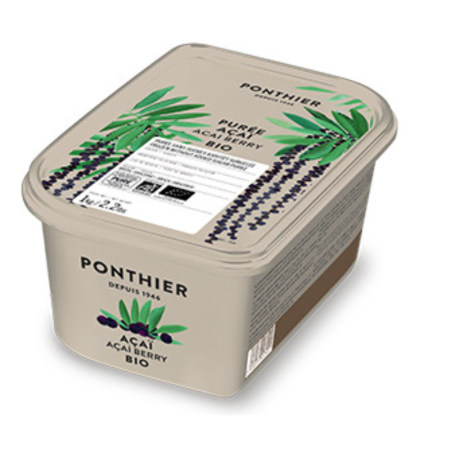 PUREE ACAI BERRY ORGANIC FRZ (1KG) - PONTHIER
