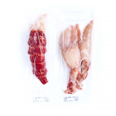 CANADIAN LOBSTER TAILS AND CLAWS SHELL OFF (150G-170G) - CINQ DEGRÉS OUEST