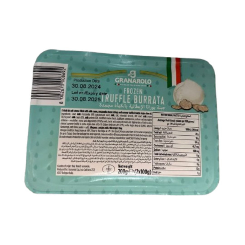 TRUFFLE BURRATA FRZ (100G*2) - GRANAROLO