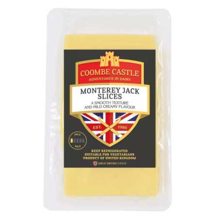 WHITE MILD CHEDDAR MONTEREY JACK (100G) - COOMBE CASTLE - DEVON CREAM COMPANY - CTR