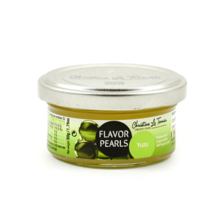 YUZU FLAVOR PEARLS (50G) - LE TENNIER