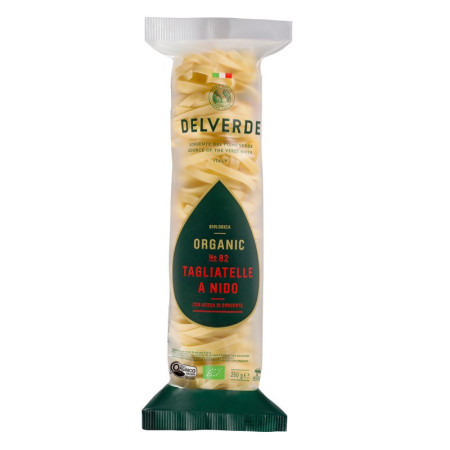 TAGLIATELLE BIO NIDO (250G)-DELVERDE