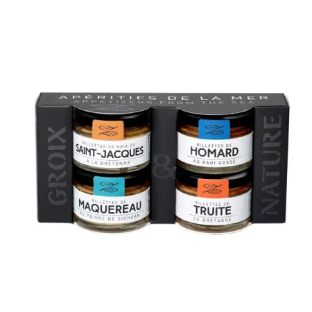 MINI RILLETTES SET (4X30g) - GROIX & NATURE
