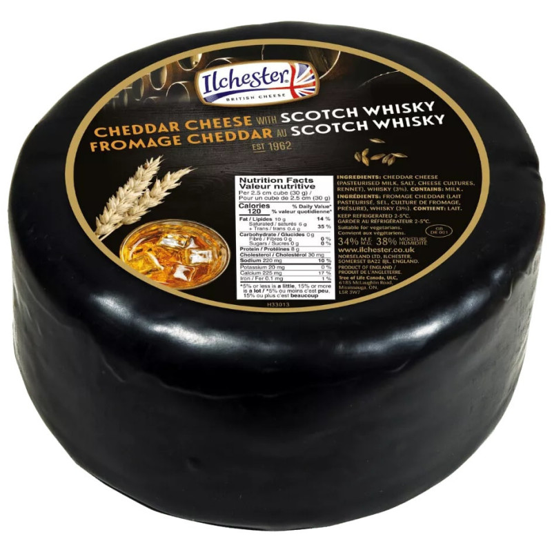 WHISKEY CHEDDAR 6M (~2KG) - COOMBE CASTLE - DEVON CREAM COMPANY