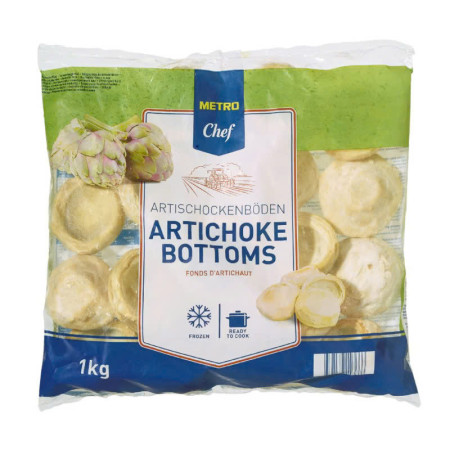 ARTICHOKE BOTTOMS FRZ (1KG) - METRO CHEF