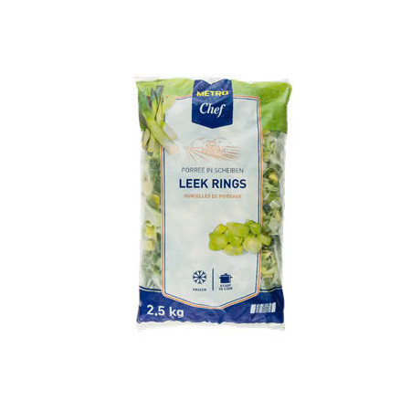 LEEK RINGS FRZ (2.5KG) - METRO CHEF