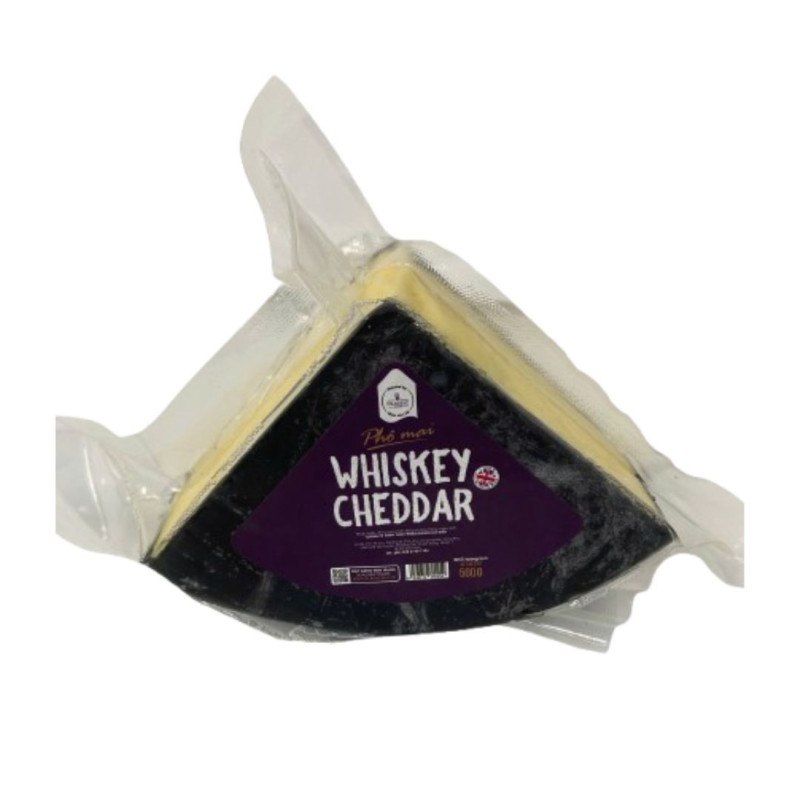WHISKEY CHEDDAR 6M (500G) - COOMBE CASTLE - DEVON CREAM COMPANY - CTR