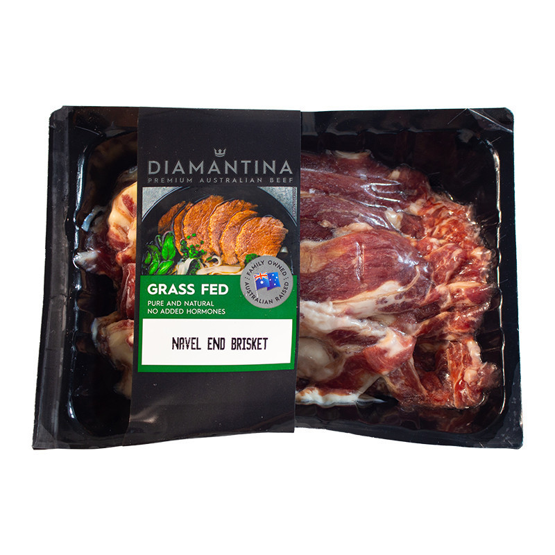 NE BRISKET GRASS FED 2-3MM SLICE FRZ (500G) - STANBROKE