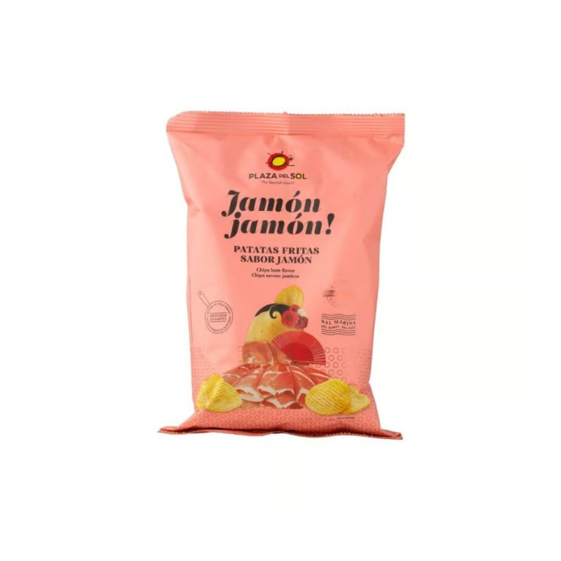 POTATO CHIPS JAMON SPANISH HAM (115G) - PLAZA DEL SOL