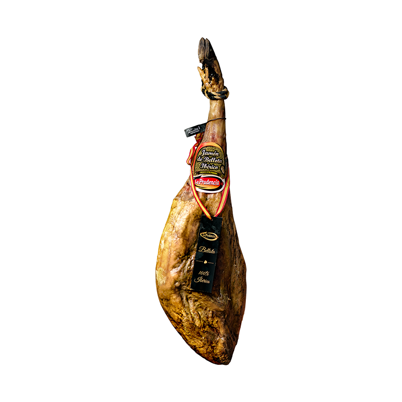 100% IBERIAN BELLOTA HAM BONE IN 52M (~9KG) - LA PRUDENCIA