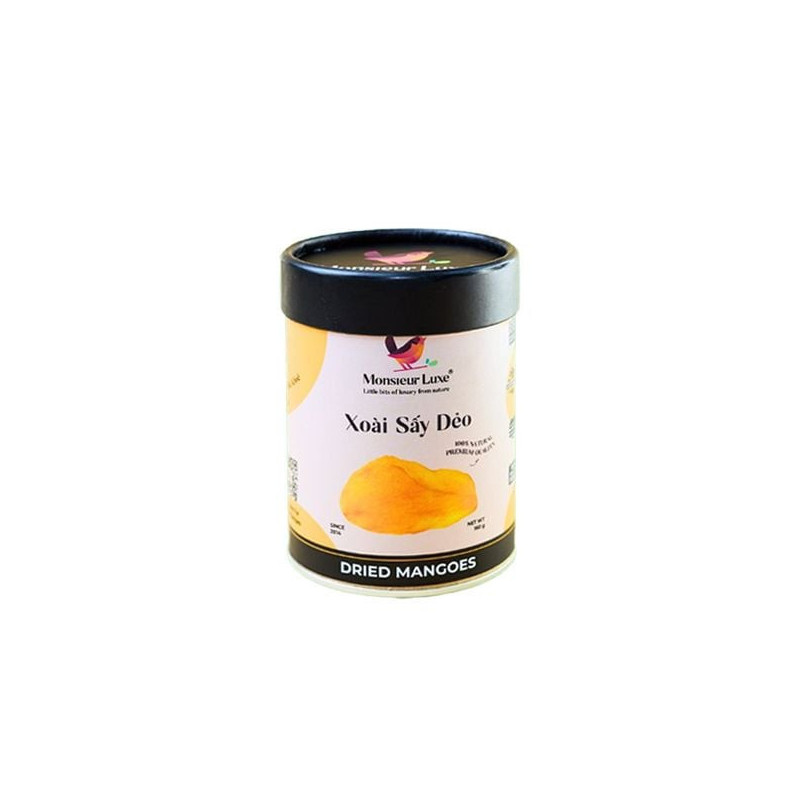 DRIED MANGOES IN CYLINDER (160G) - MONSIEUR LUXE
