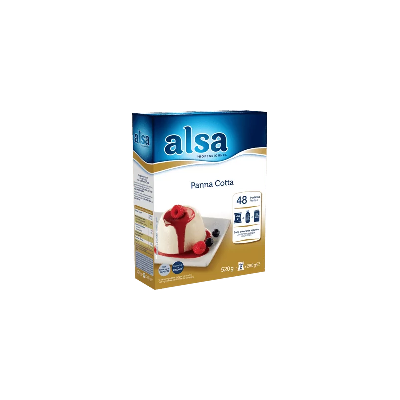 PANNA COTTA PREPARATION ALSA (520G) – FLAVORS AND CHEFS