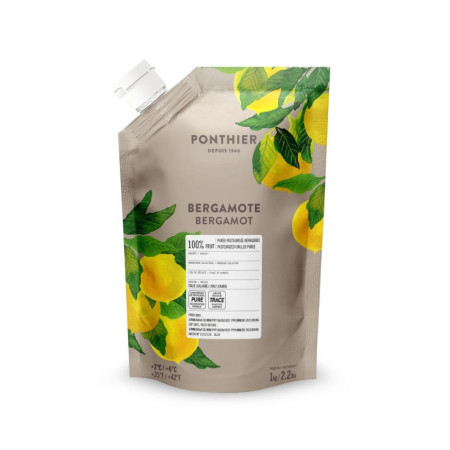 BERGAMOT ORGANIC PUREE CHILLED (1KG) - PONTHIER