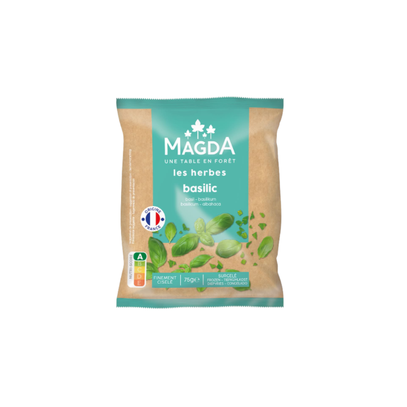 CHOPPED BASIL FRZ (75G) - MAGDA