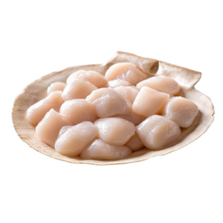 SCALLOPS MEAT FRZ 60/80 (~1KG) - CRYSTAL BAY