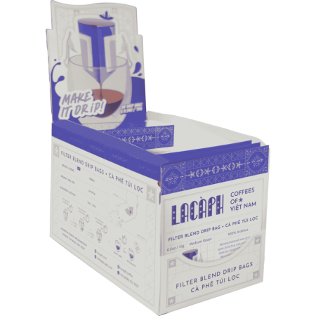 FILTER BLEND 100% ARABICA COFFEE DRIP BAGS (15G*20) - LACAPH