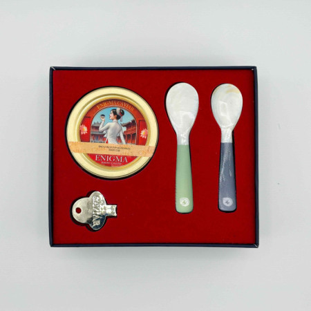 SET 1 - BAERI CAVIAR (50G), 2 SPOONS, 1 OPENER - ENIGMA