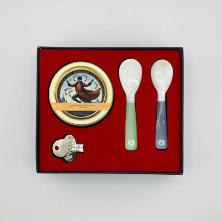 SET 1 - OSCIETRA CAVIAR (30G), 2 SPOONS, 1 OPENER - ENIGMA
