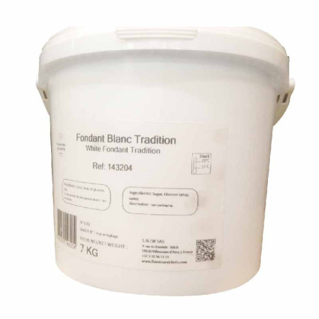 FONDANT BLANC TRADITION ICING (7KG) - FLAVORS AND CHEFS