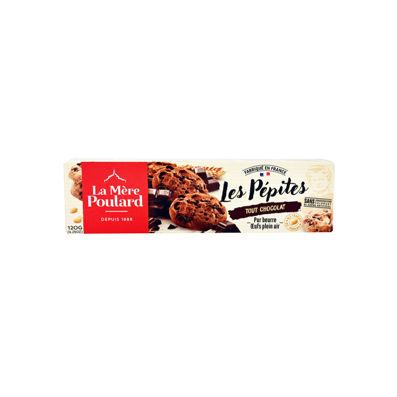 ALL CHOCOLATE COOKIES (120G) - LA MÈRE POULARD