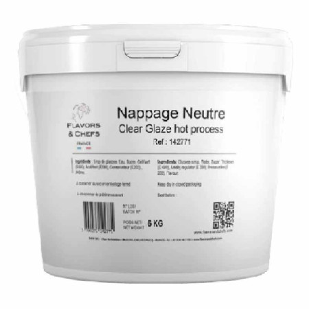 NAPPAGE NEUTRE CLEAR GLAZE HOT PROCESS (6KG) - FLAVORS AND CHEFS