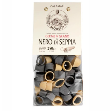 CALAMARI PASTA BLACK SQUID INK (250G) - PASTA MORELLI