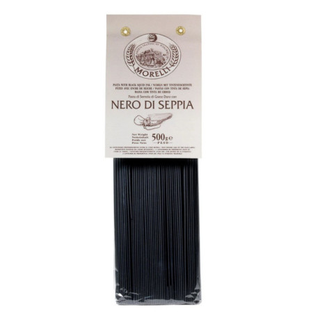 SPAGHETTI BLACK SQUID INK (500G) - PASTA MORELLI