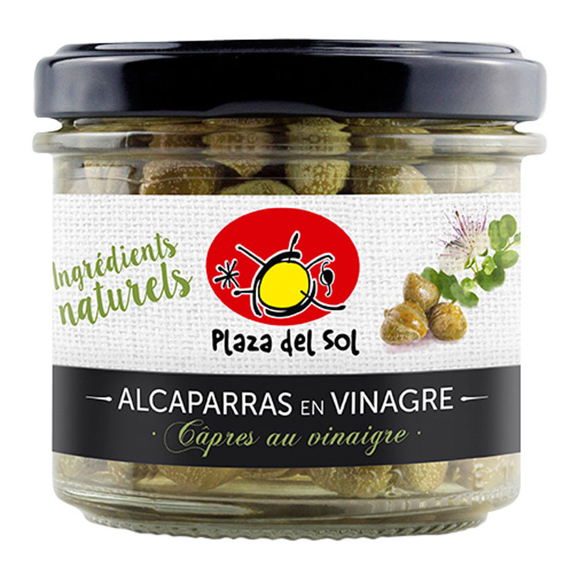CAPERS IN VINEGAR (210G) - PLAZA DEL SOL