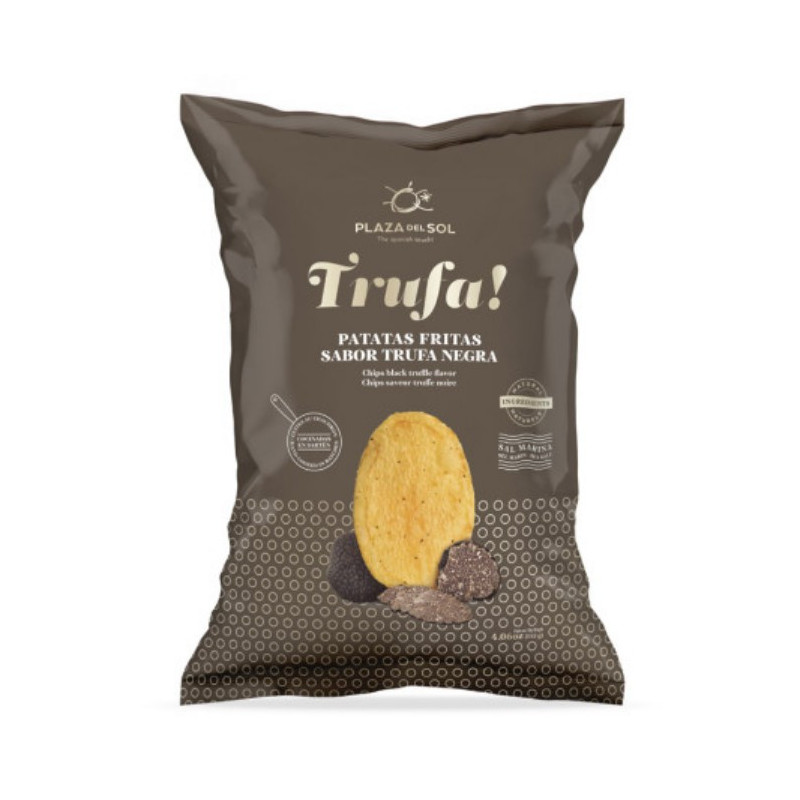 POTATO CHIPS BLACK TRUFFLE (115G) - PLAZA DEL SOL