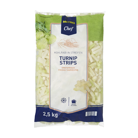 TURNIP STRIPS FRZ (2.5KG) - METRO CHEF