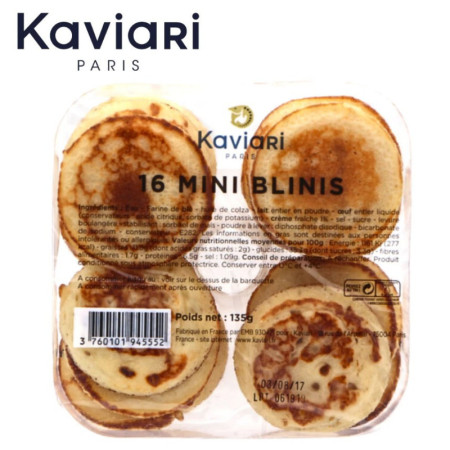 BLINIS COCKTAIL X16 FRZ (135G) - KAVIARI