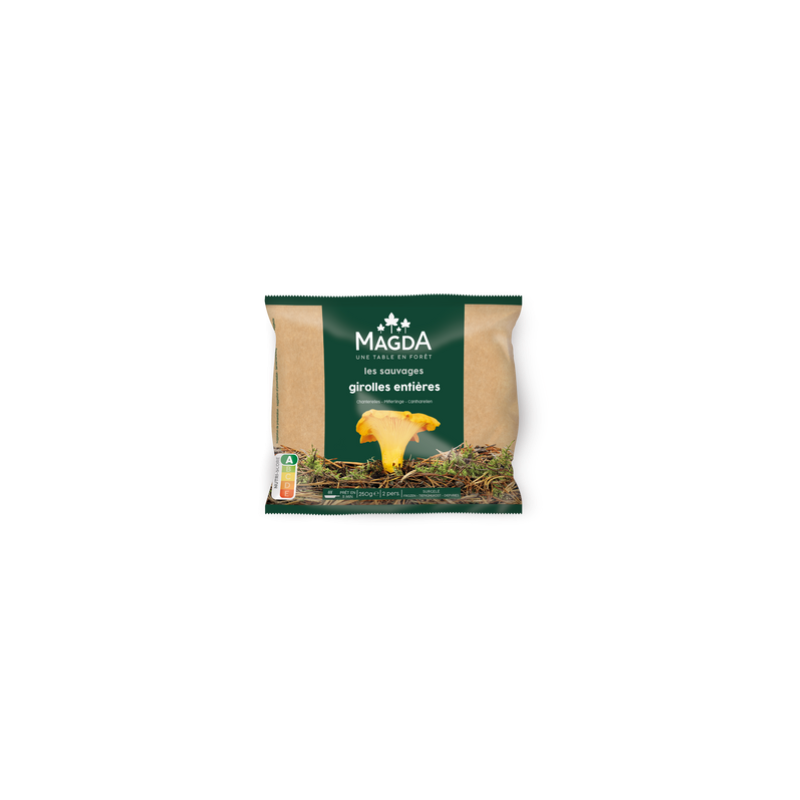 WHOLE CHANTERELLES FRZ (250G) - MAGDA
