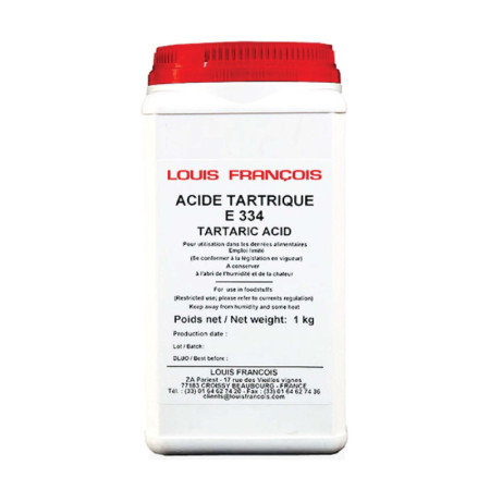 TARTRIC ACID (1KG) - LOUIS FRANCOIS