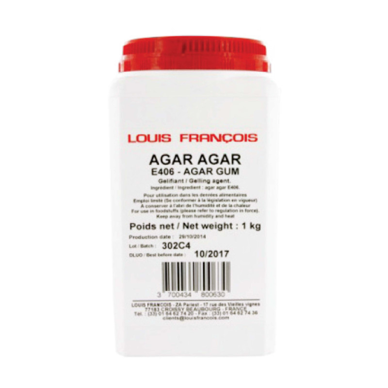 AGAR AGAR POWDER (1KG) - LOUIS FRANCOIS