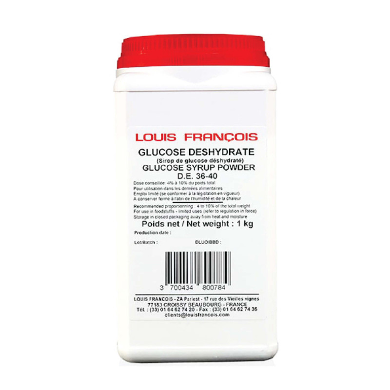 DEHYDRATED GLUCOSE D.E.40 (1KG) - LOUIS FRANCOIS