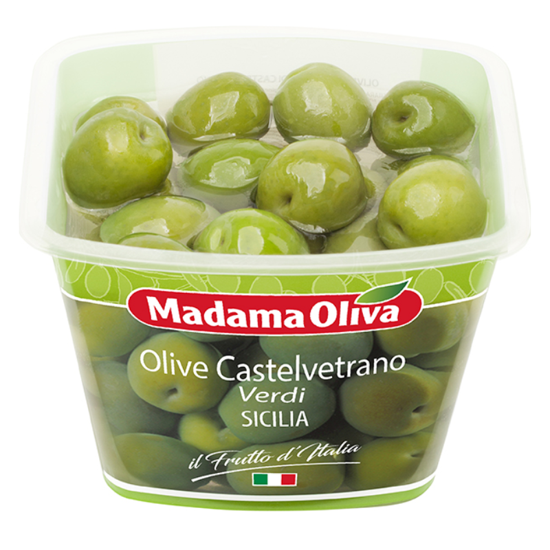 OLIVES GREEN CASTELVERRANO (250G-480G) - MADAMA OLIVA