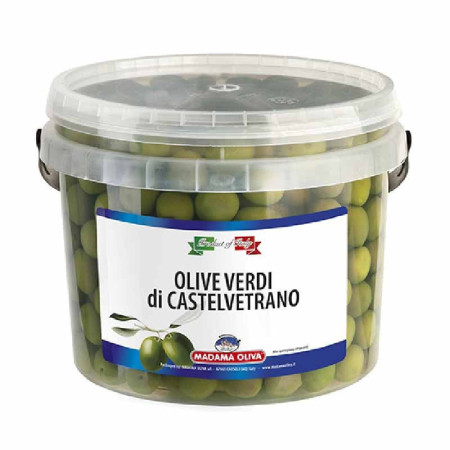 OLIVES GREEN CASTELVETRANO (2KG) - MADAMA OLIVA