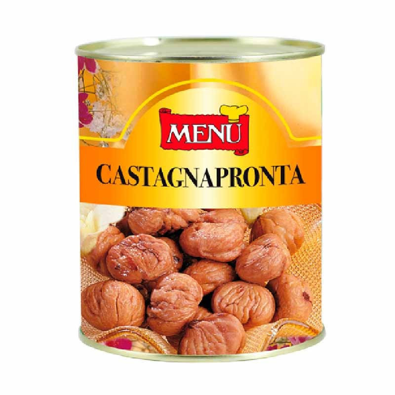 WHOLE PEELED CHESTNUTS (850G) - MENU