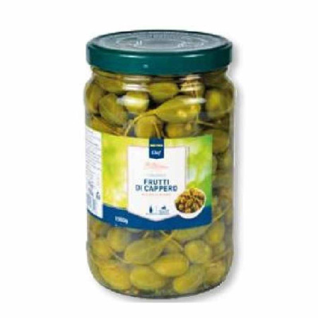 WHOLE CAPERS FRUIT WITH STEM IN VINEGAR (690G) - METRO CHEF