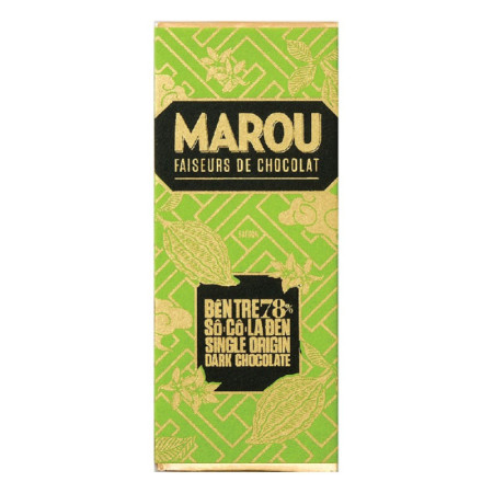 CHOCOLATE BEN TRE 78% (24G) - MAROU