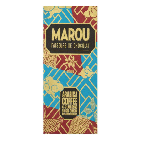 CHOCOLATE LAM DONG 64% ARABICA COFFEE (24G) - MAROU