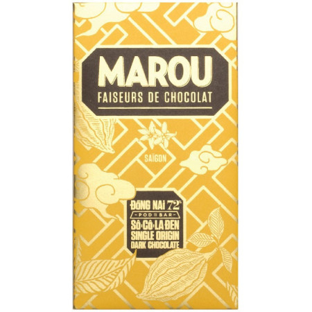 CHOCOLATE DONG NAI 72% (80G) - MAROU