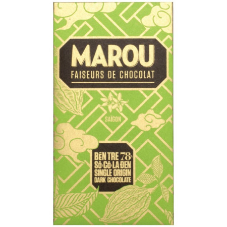 CHOCOLATE BEN TRE 78% (80G) - MAROU