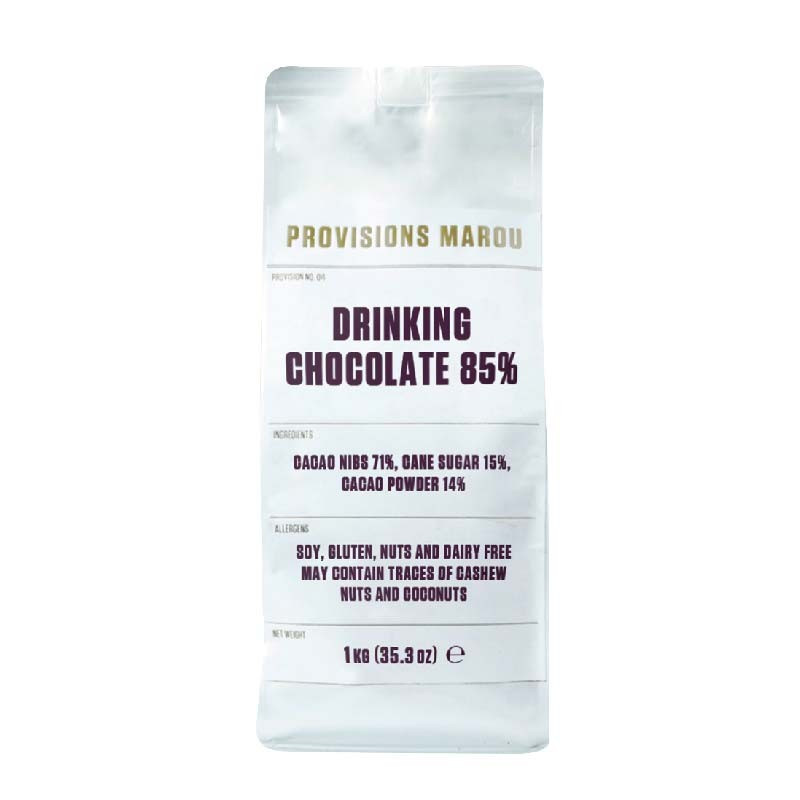 DRINKING CHOCOLATE SQUARE 85% (1KG) - MAROU
