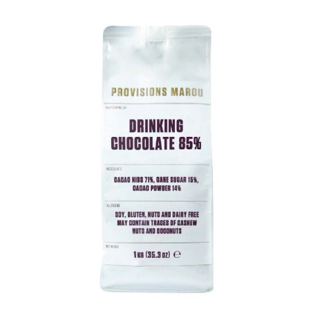 DRINKING CHOCOLATE SQUARE 85% (1KG) - MAROU