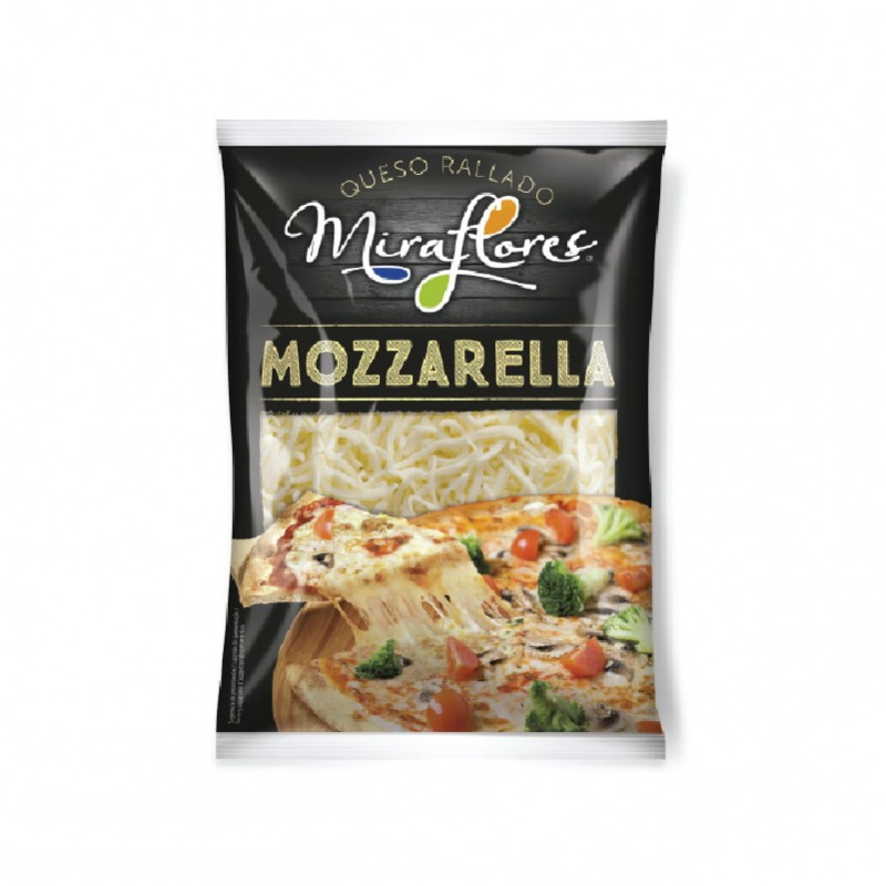 MOZZARELLA SHREDDED (250G) - MIRAFLORES